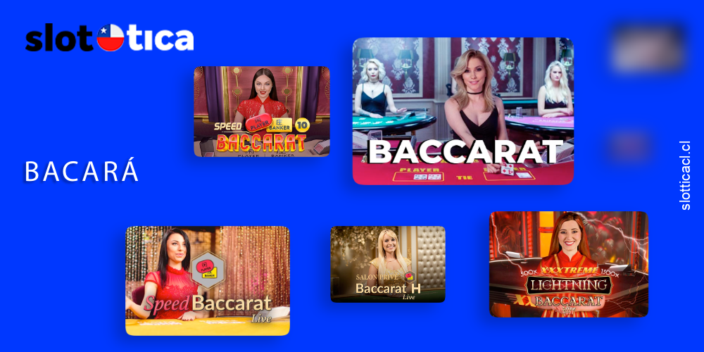 Chilenos pueden jugar Baccarat en Slottica Casino