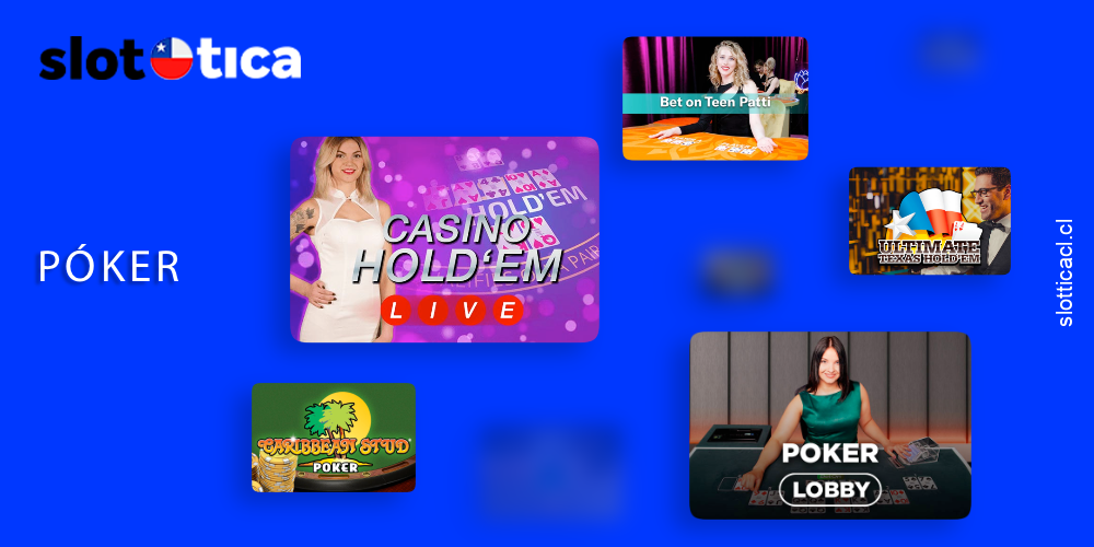 Se puede jugar al póker en línea en el casino Slottica