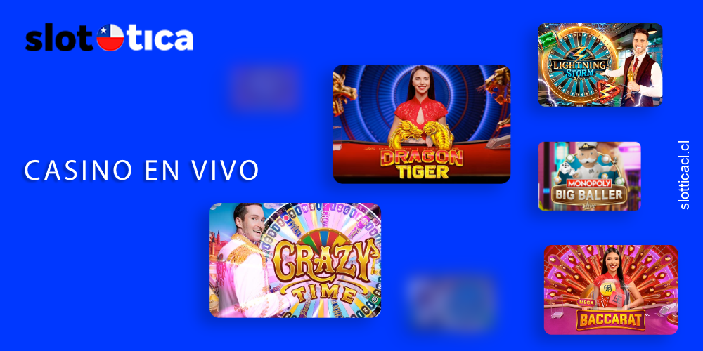 Juegos con crupier en vivo en Slottica